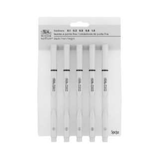 Fineliner Set 5 surtido black