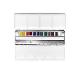 caja de acuarela cotman "blue box" 12 ½ godets art. nr. 0390453