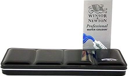 Caja Metálica Winsor & Newton Professional Water Colour 12 Medios Godets