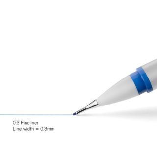 Fineliner Set 3 Surtido Indigo Blue