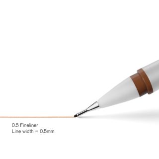 Fineliner Set 3 Surtido Sepia
