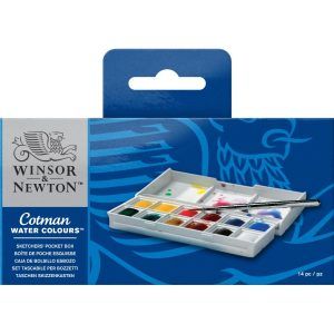 Caja Acuarela Cotman 12 ½ Godets Winsor & Newton Art.-Nr. 0390640