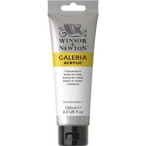 Acrílico Winsor & Newton Galería 120ml – 644 Titanium White Art.-Nr. 2131644