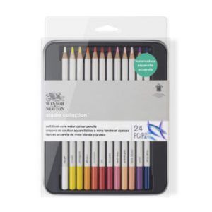 Set 24 Lápices Acuarelables de Color Surtidos Studio Collection Winsor & Newton Art.-Nr. 0490015