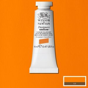 Gouache Winsor & Newton (12) Amarillo Cadmio Oscuro 14 ml. Art.-Nr. 50947799