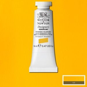 Gouache Winsor & Newton (11) Amarillo Permanente Oscuro 14 ml. Art.-Nr. 50958207