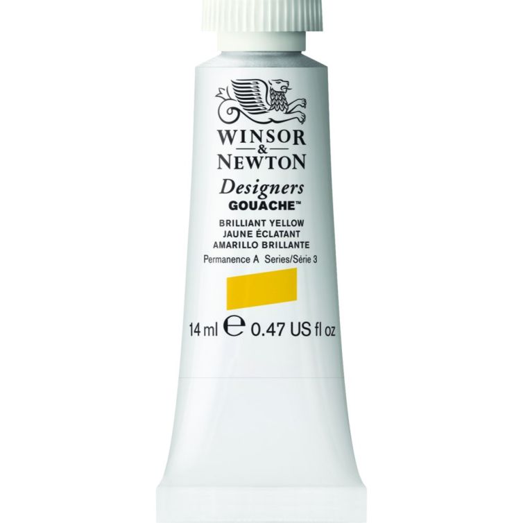 Gouache Winsor & Newton (08) Amarillo Brillante 14 ml. Art.-Nr. 50947867