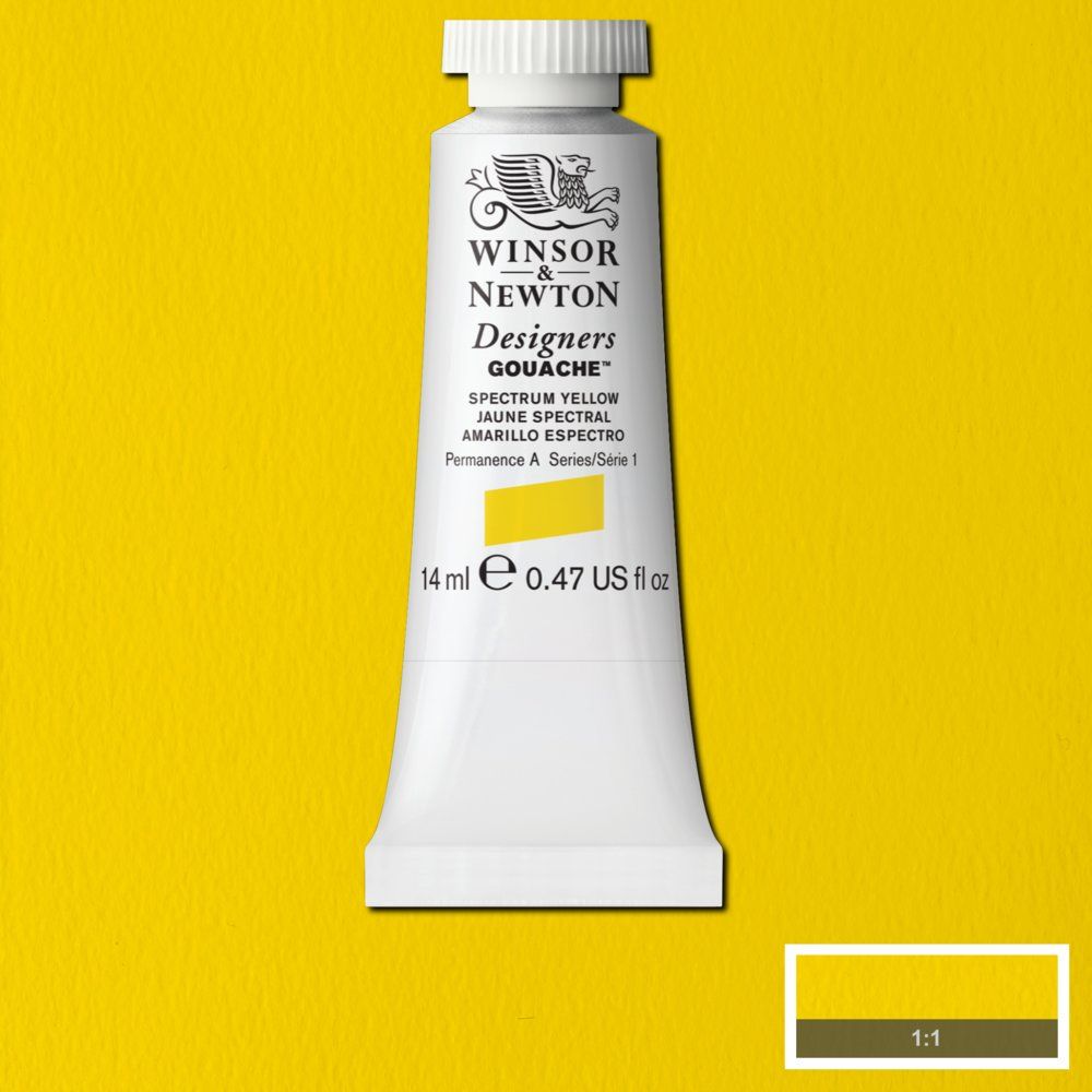 Gouache Winsor & Newton (07) Amarillo Espectro 14ml. Art.-Nr. 50947294