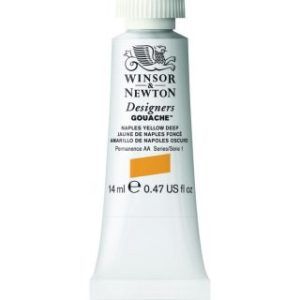 Gouache Winsor & Newton (67) Amarillo Nápoles Oscuro 14 ml. Art.-Nr. 50946204