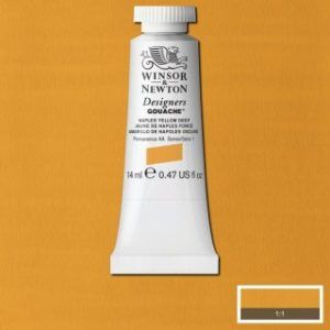 Gouache Winsor & Newton (67) Amarillo Nápoles Oscuro 14 ml. Art.-Nr. 50946204