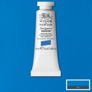 Gouache Winsor & Newton (51) Azul Cerúleo 14 ml. Art.-Nr. 50947768