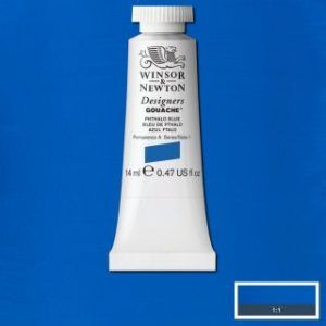 Gouache Winsor & Newton (52) Azul Ftalo 14 ml. Art.-Nr. 50958139