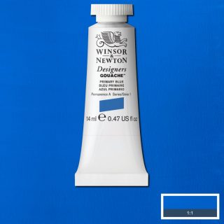 Gouache Winsor & Newton (50) Azul Primario 14 ml. Art.-Nr. 50958047