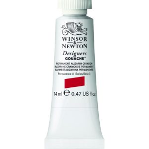 Gouache Winsor & Newton (27) Carmesí Alizarina Permanente 14 ml. Art.-Nr. 50946129