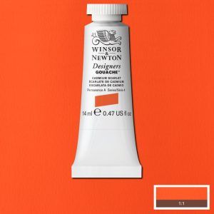 Gouache Winsor & Newton (19) Escarlata de Cadmio 14 ml. Art.-Nr. 50946099