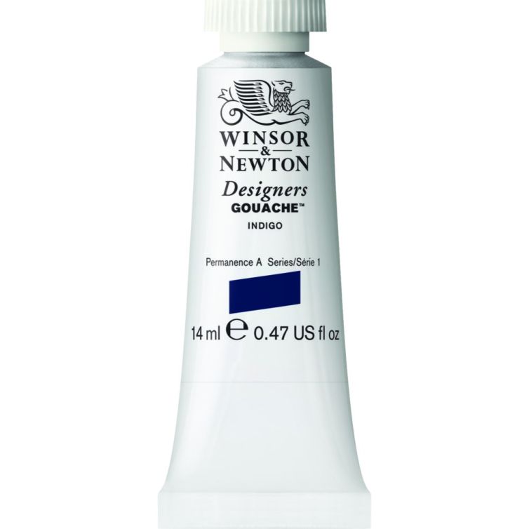 Gouache Winsor & Newton (47) Índigo 14 ml. Art.-Nr. 50947669
