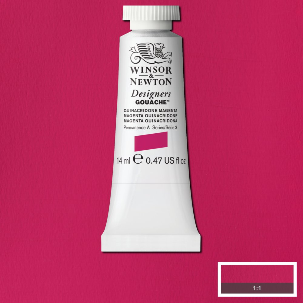 Gouache Winsor & Newton (35) Magenta Quinacridona 14 ml. Art.-Nr. 50946549