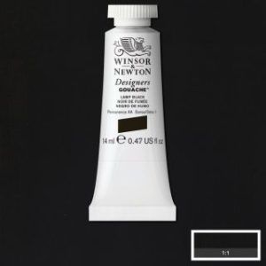 Gouache Winsor & Newton (83) Negro Humo 14 ml. Art.-Nr. 50947638