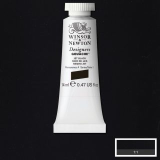 Gouache Winsor & Newton (84) Negro Jet 14 ml. Art.-Nr. 50947645