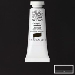 Gouache Winsor & Newton (82) Negro Marfil 14 ml. Art.-Nr. 50947652