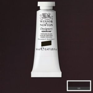 Gouache Winsor & Newton (81) Negro Perileno 14 ml. Art.-Nr. 50946235