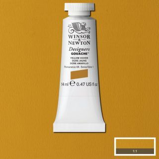 Gouache Winsor & Newton (68) Ocre Amarillo 14 ml. Art.-Nr. 50947201