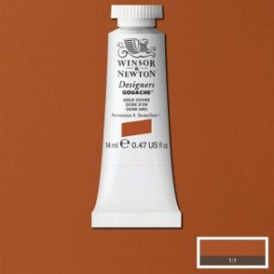 Gouache Winsor & Newton (70) Ocre Oro 14 ml. Art.-Nr. 50958092
