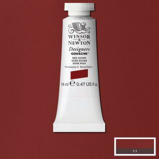 Gouache Winsor & Newton (75) Ocre Rojo 14ml. Art.-Nr. 50947379