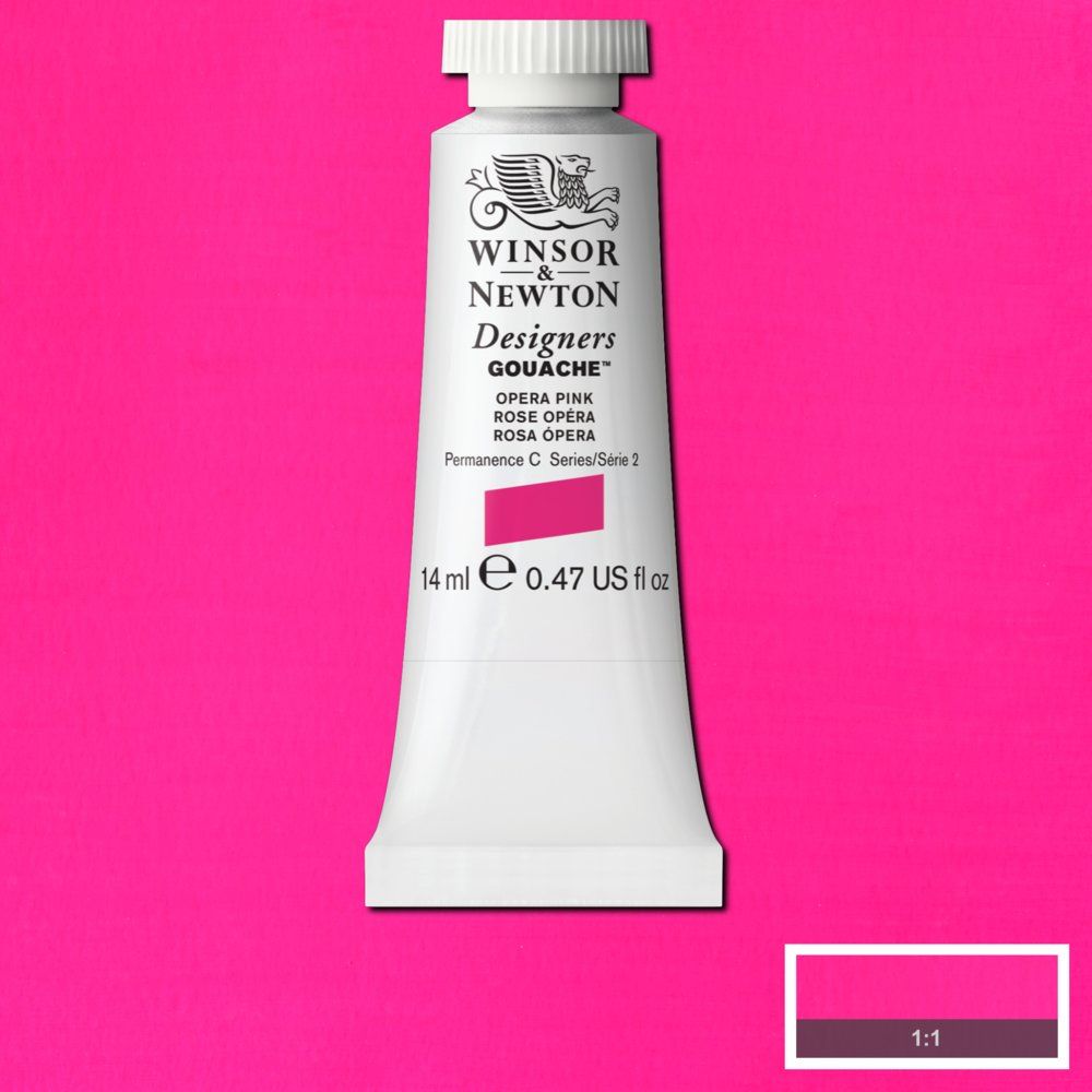 Gouache Winsor & Newton (30) Rosa Ópera (Sombra Amarillo) 14 ml. Art.-Nr. 50946143
