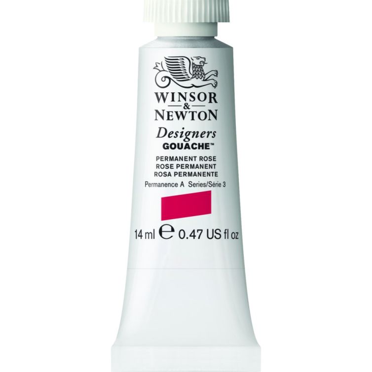 Gouache Winsor & Newton (28) Rosa Permanente 14 ml. Art.-Nr. 50946112
