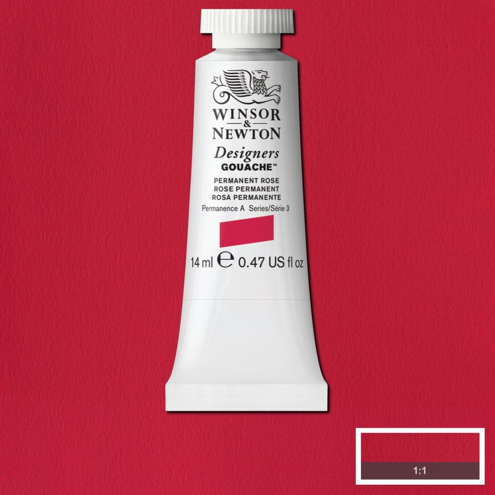 Gouache Winsor & Newton (28) Rosa Permanente 14 ml. Art.-Nr. 50946112