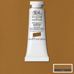 Gouache Winsor & Newton (77) Tierra Sombra Natural 14 ml. Art.-Nr. 50947386