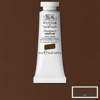 Gouache Winsor & Newton (80) Tierra Sombra Tostada 14 ml. Art.-Nr. 50947843