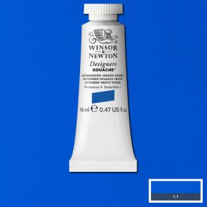 Gouache Winsor & Newton (43) Ultramar (Sombra Verde) 14 ml. Art.-Nr. 50946198