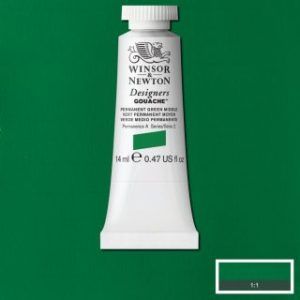 Gouache Winsor & Newton (59) Verde Medio Permanente 14 ml. Art.-Nr. 50947430