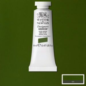 Gouache Winsor & Newton (63) Verde Oliva 14 ml. Art.-Nr. 50947522