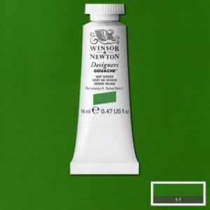 Gouache Winsor & Newton (64) Verde Vejiga 14 ml. Art.-Nr. 50958146