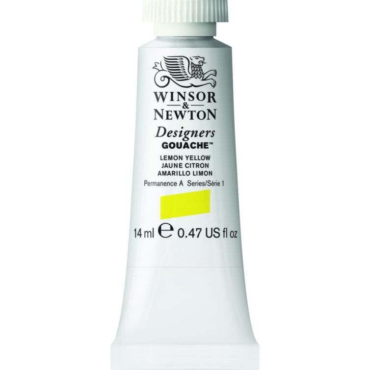 Gouache Winsor & Newton (01) Amarillo Limón 14 ml. Art.-Nr. 50947621