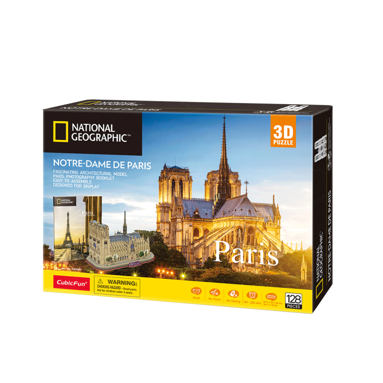 Puzzle 3D National Geographic – Notre-Dame Art.-Nr. DS0986H