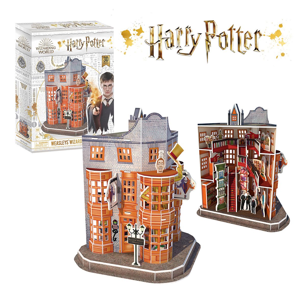 Puzzle 3D Harry Potter – Tienda artículos de broma Weasley Art.-Nr. DS1007h