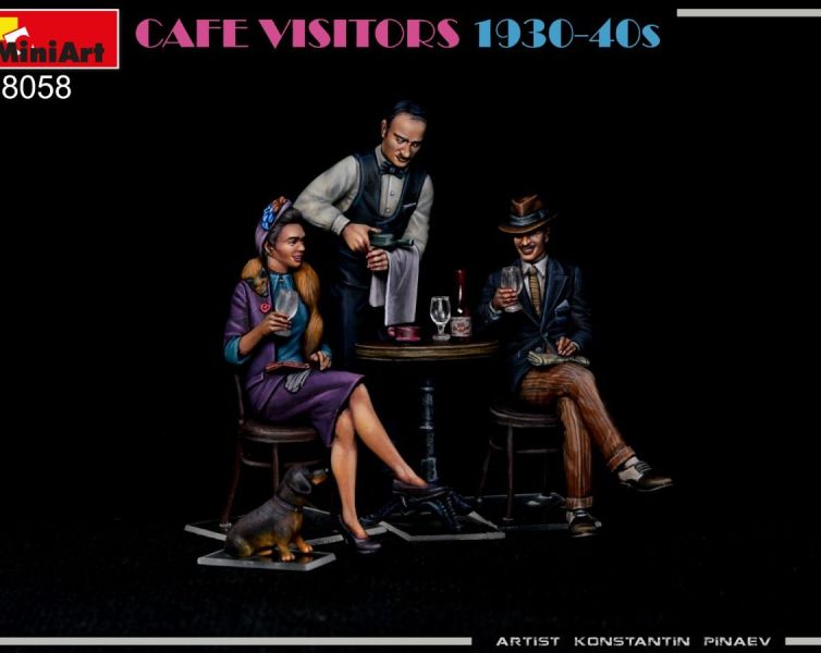 1:35 Clientes del café 1930-40s Art.-Nr. 38058
