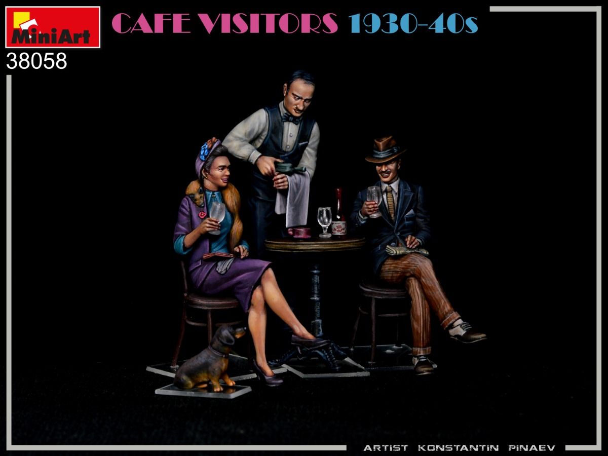 1:35 Clientes del café 1930-40s Art.-Nr. 38058