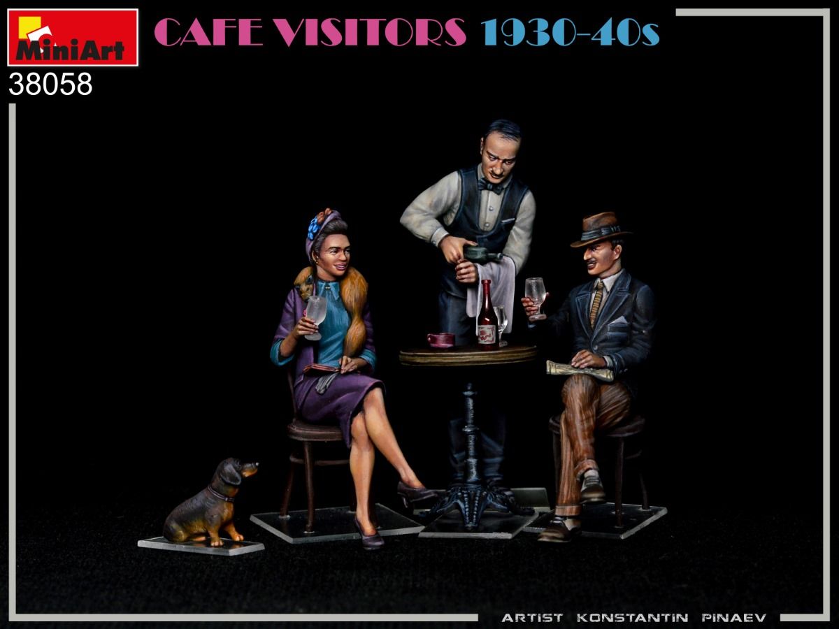 1:35 Clientes del café 1930-40s Art.-Nr. 38058