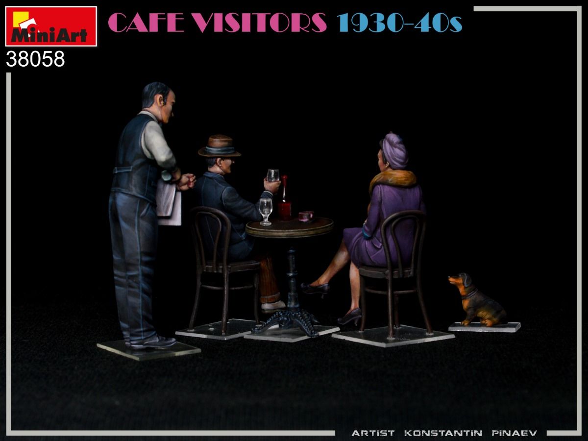 1:35 Clientes del café 1930-40s Art.-Nr. 38058
