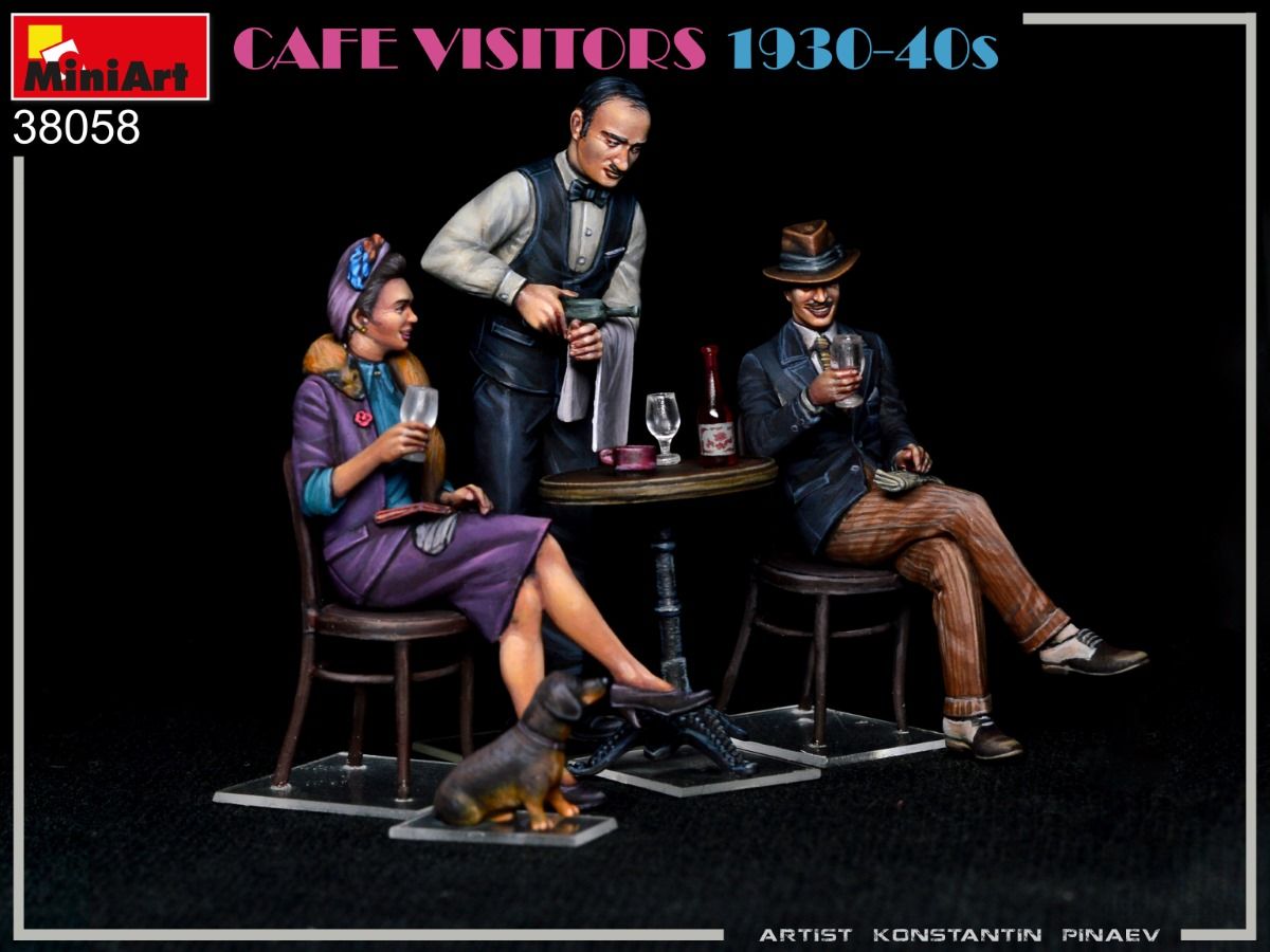 1:35 Clientes del café 1930-40s Art.-Nr. 38058