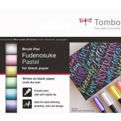 Tombow Set 6 Fudenosuke Pastel Art.-Nr. WS-BS-6P 15775