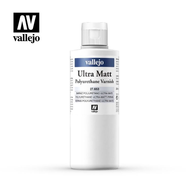 Barniz Poliuretano Vallejo Ultra Mate 200 ml. Art.-Nr. 27.653