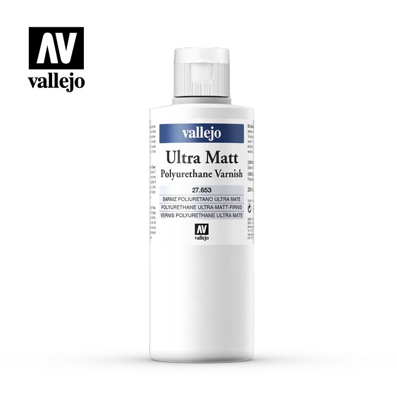 Barniz Poliuretano Vallejo Ultra Mate 200 ml. Art.-Nr. 27.653