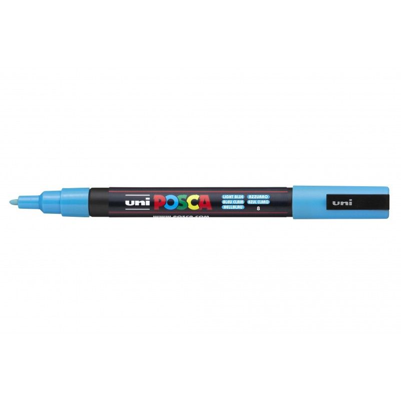 Rotulador Posca Punta Redonda Art.-Nr. PC-3M (28) Azul Claro