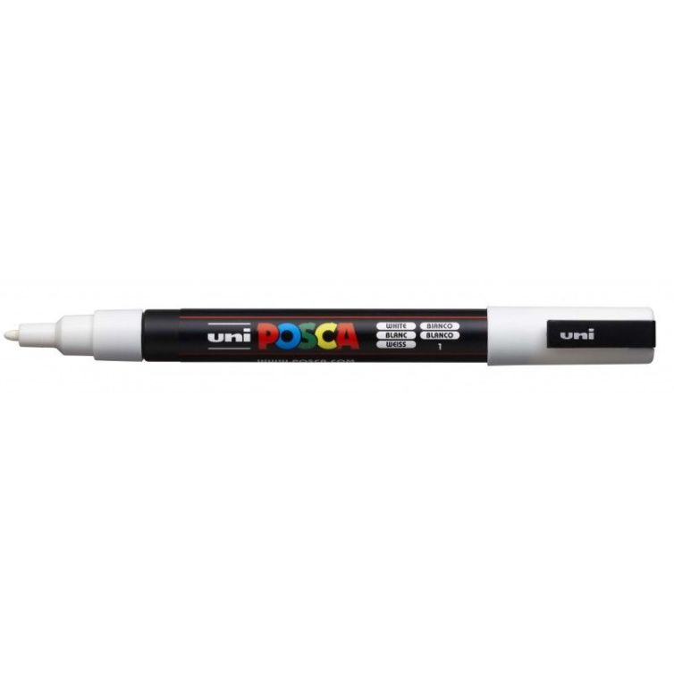 Rotulador Posca Punta Redonda Art.-Nr. PC-3M (01) Blanco